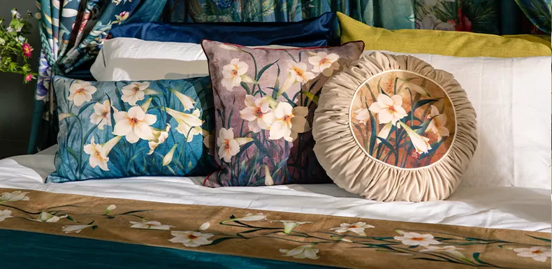 Họa tiết hoa loa kèn