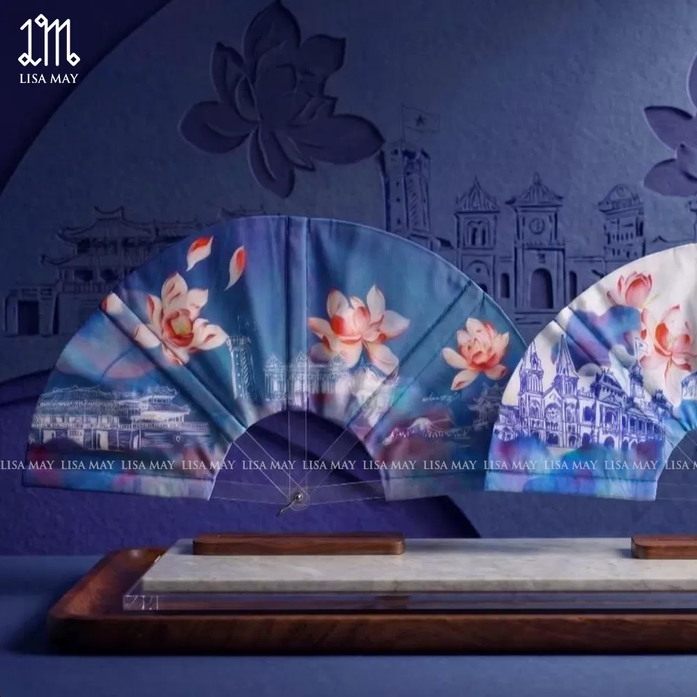 Quạt lụa Élan Giao Miền