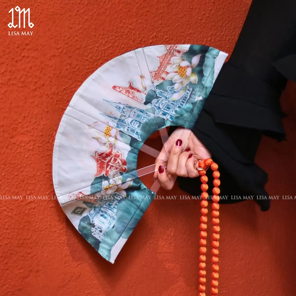 Quạt lụa Élan Tâm Giao