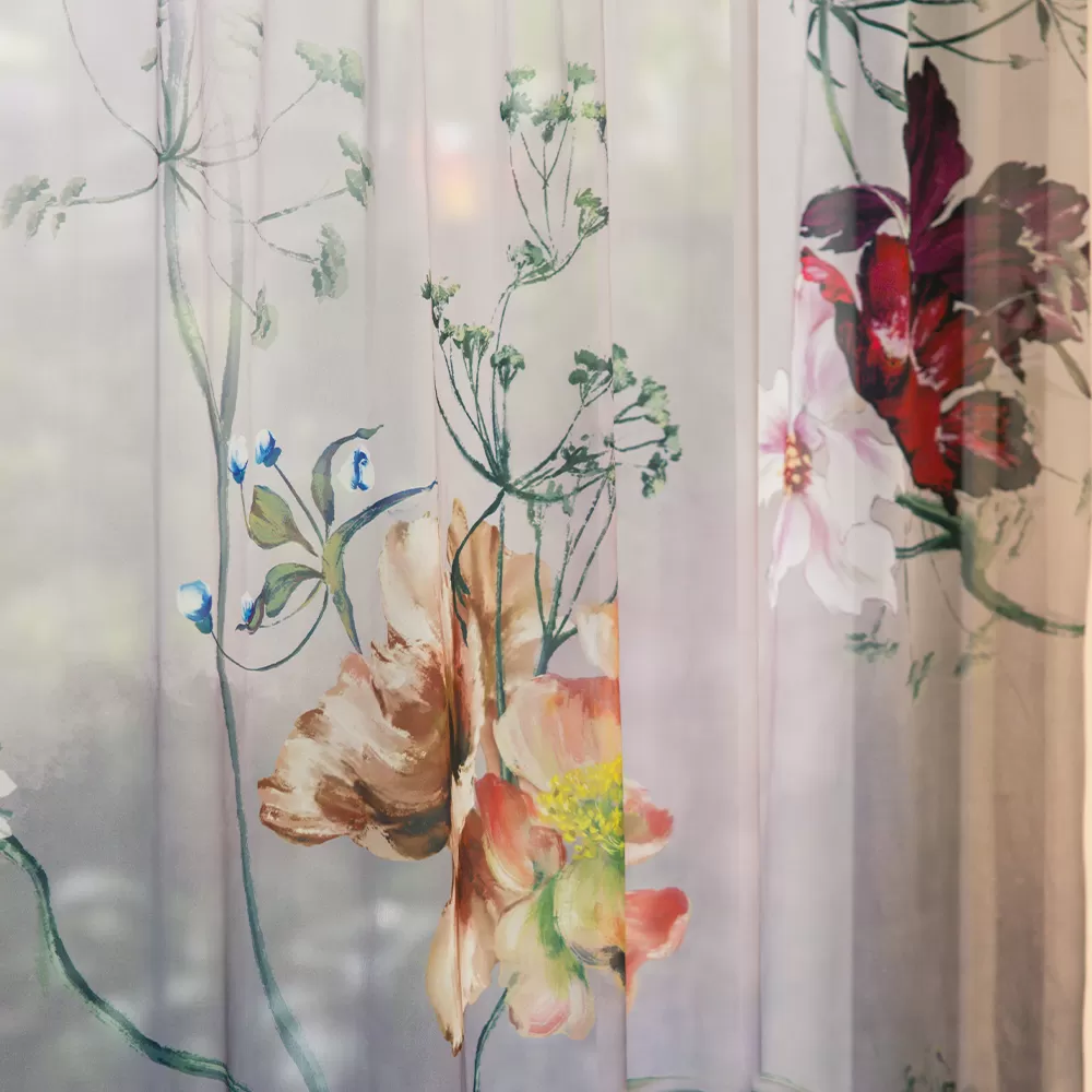 Rèm hoa đồng nội