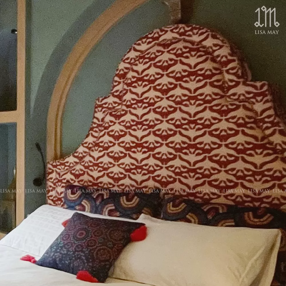 Tấm đầu giường bọc vải họa tiết moroccan (DTDG-MA001)