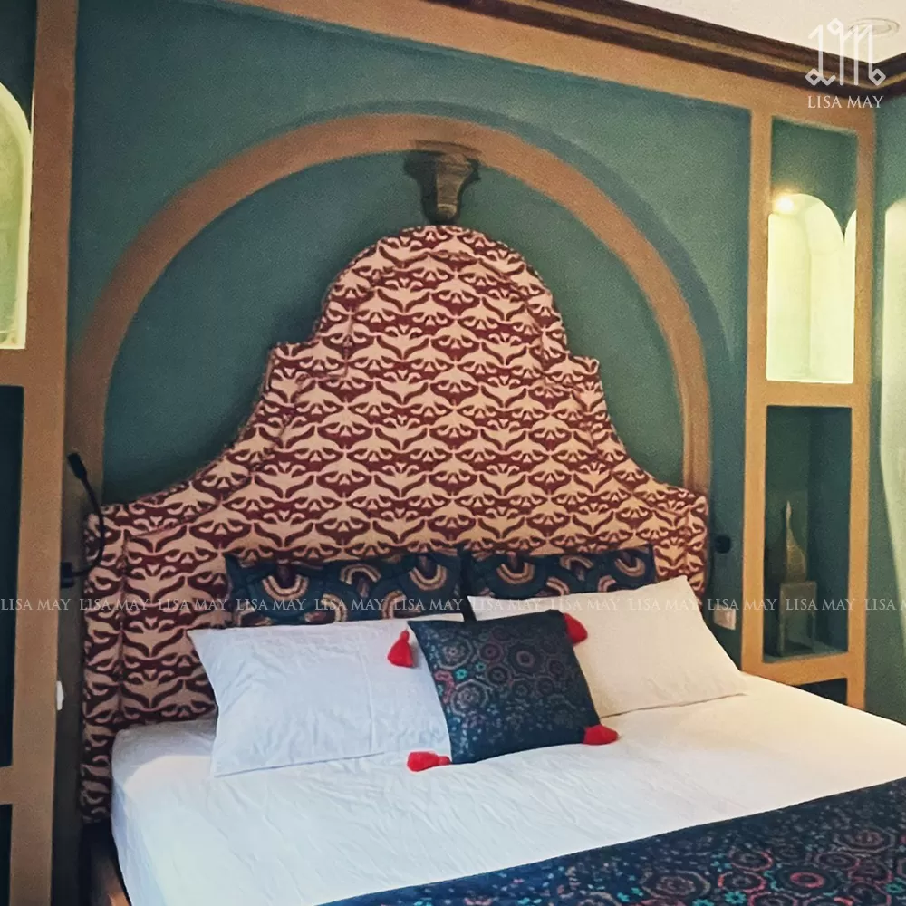 Tấm đầu giường bọc vải họa tiết moroccan (DTDG-MA001)