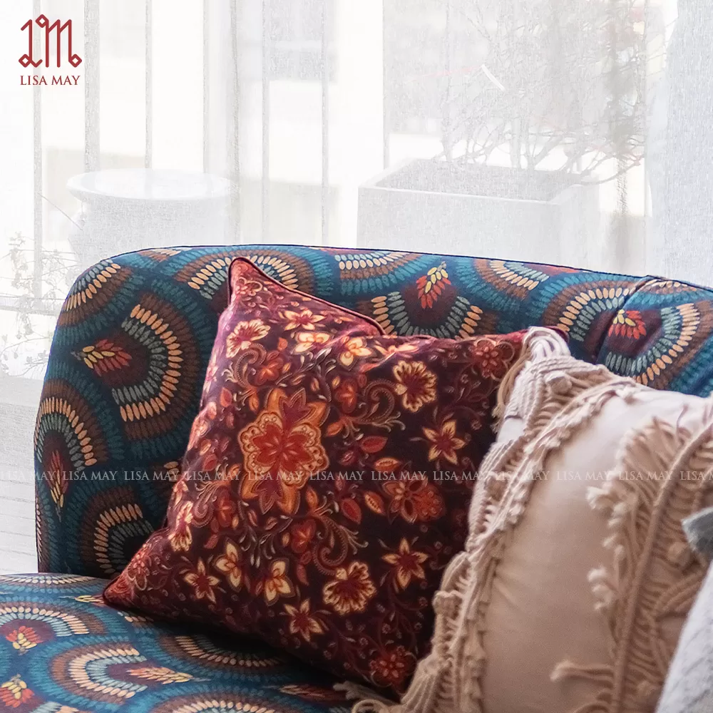 Gối vuông họa tiết phong cách Boho (DG-T1)