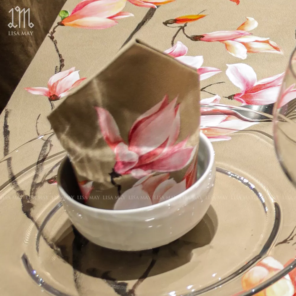 Khăn ăn hoa mộc lan 