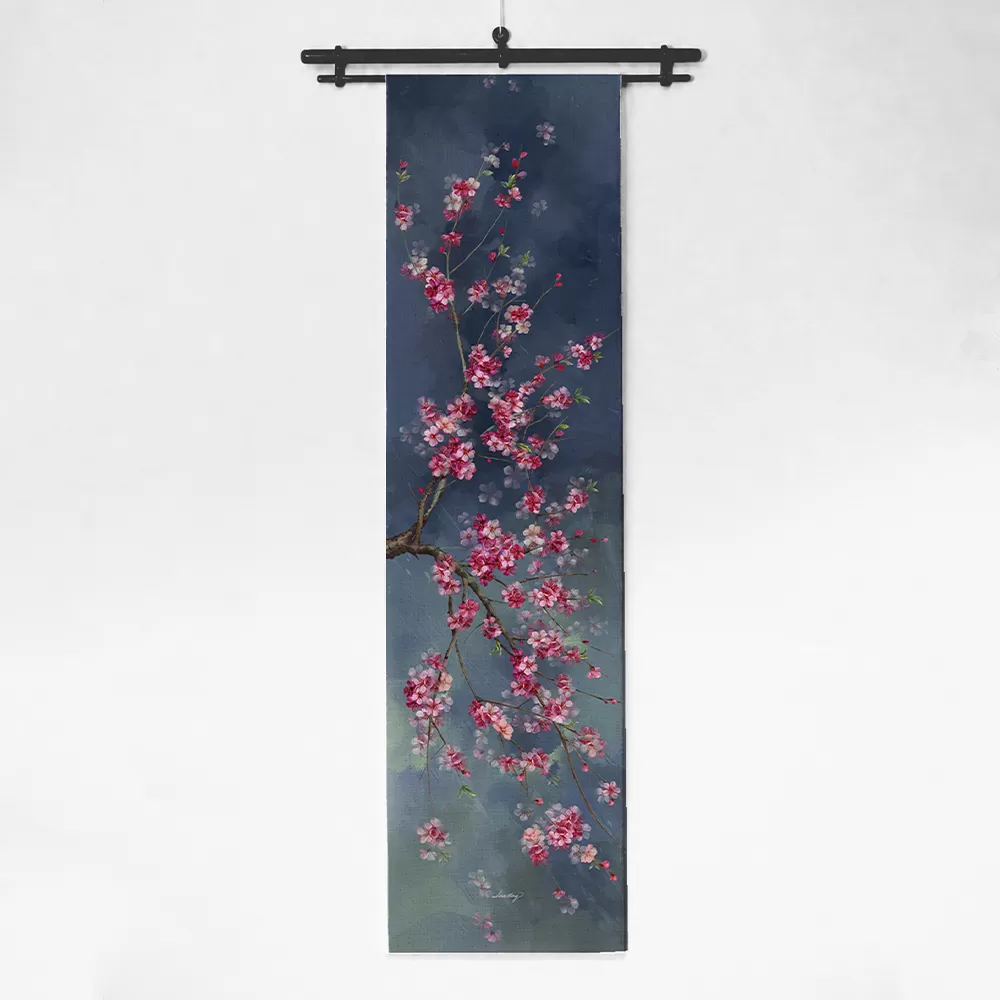 Runner thiết kế họa tiết hoa đào - Runner 