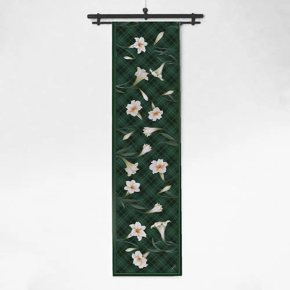 Runner thiết kế họa tiết hoa loa kèn (DR-LK008)
