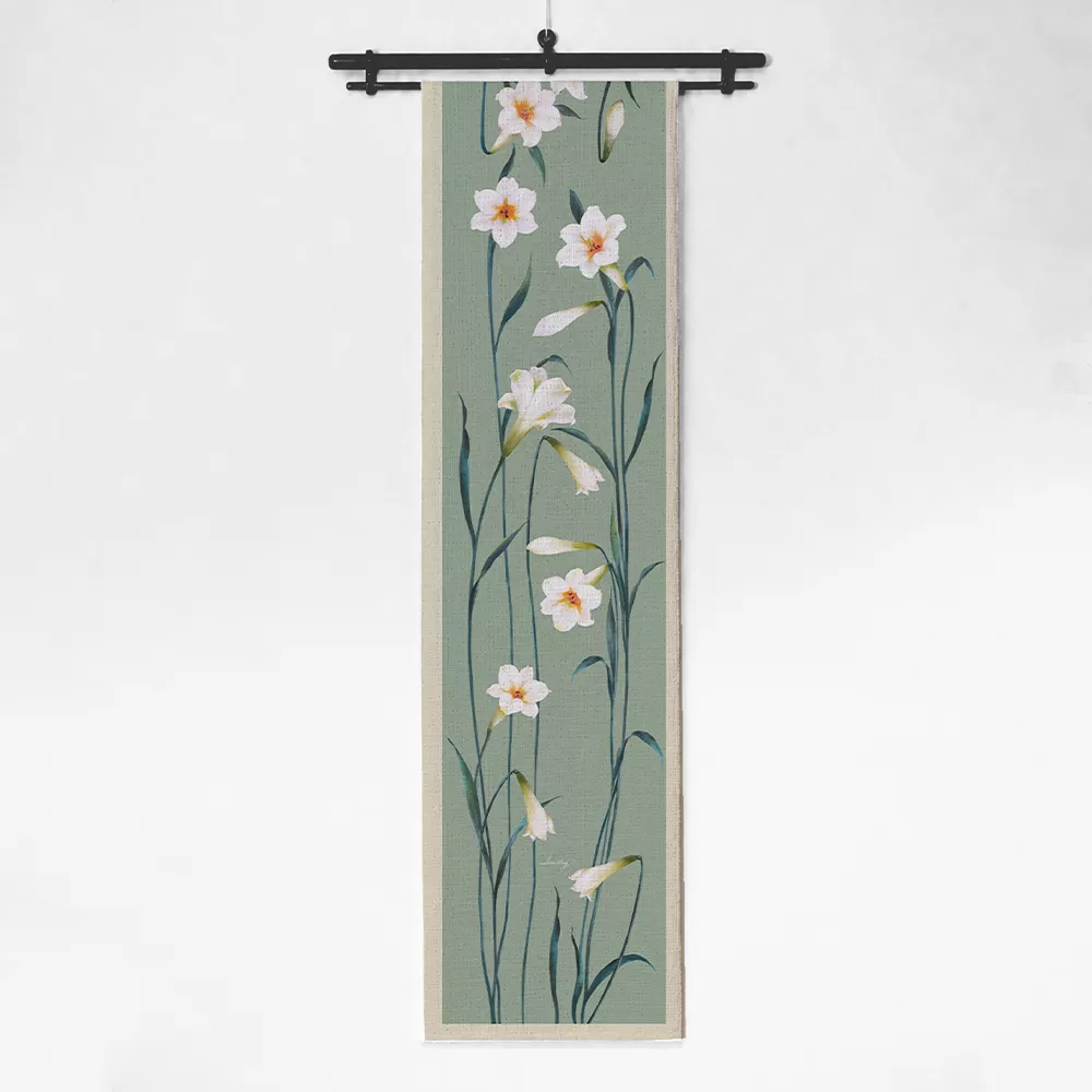Runner thiết kế họa tiết hoa loa kèn (DR-LK004)