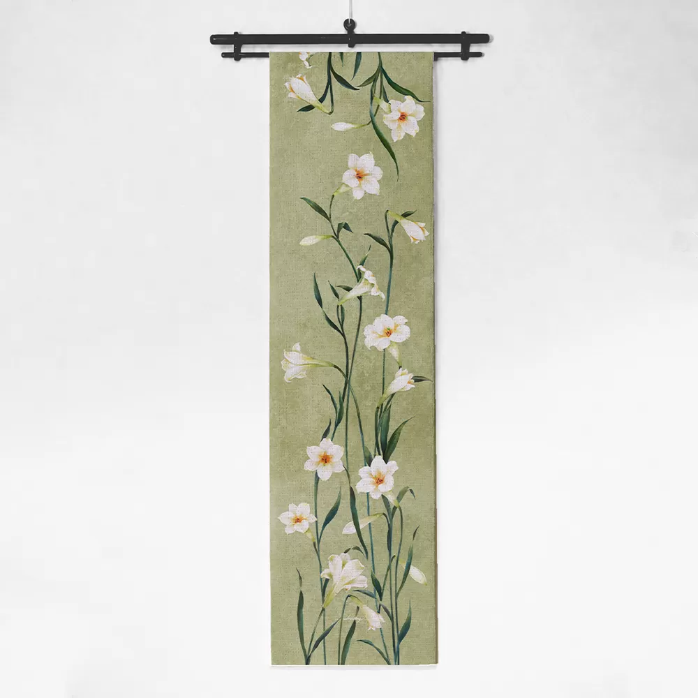 Runner thiết kế họa tiết hoa loa kèn (DR-LK006)