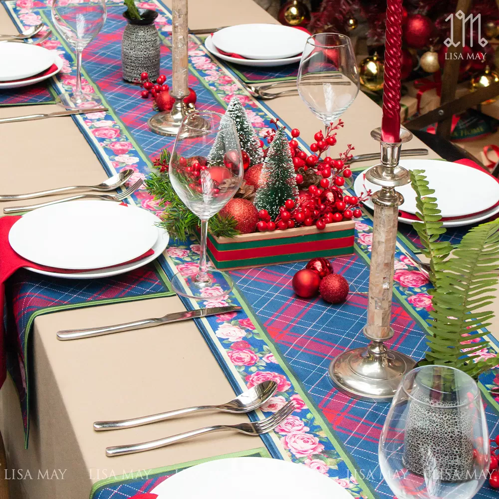 Runner thiết kế họa tiết hoa hồng (DR-HH007)