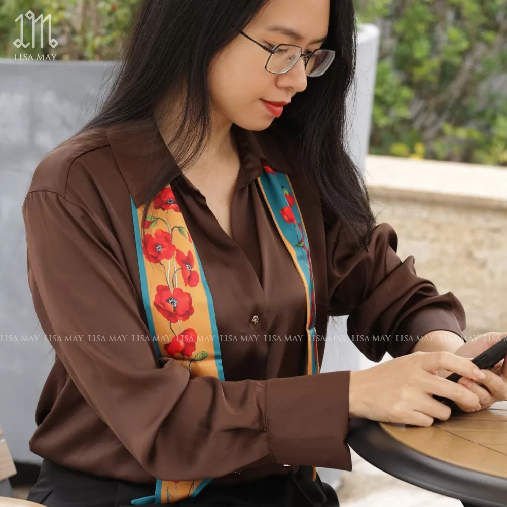 Khăn turban hoa poppy (DT-PP03a)