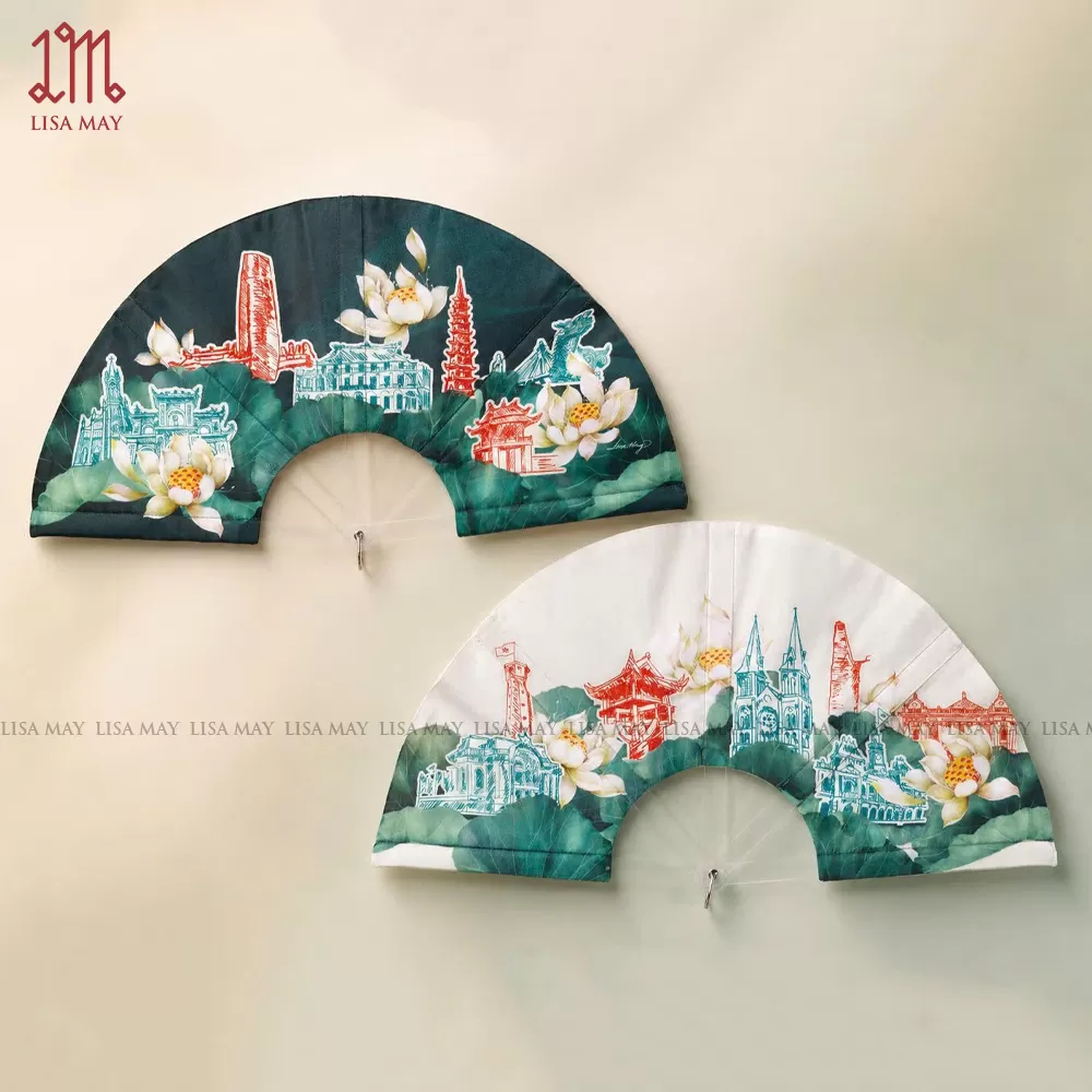 Quạt lụa Élan Tâm Giao