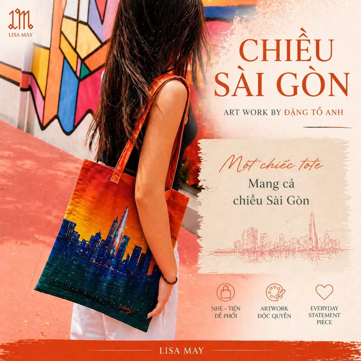 Túi tote Chiều Sài Gòn (DTV-BTC01b)